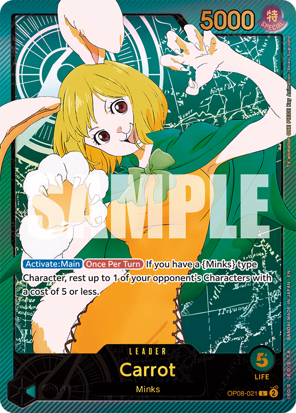 Carrot (SP Card) One Piece card (OP08-021, Extra Booster: Anime 25th Collection)