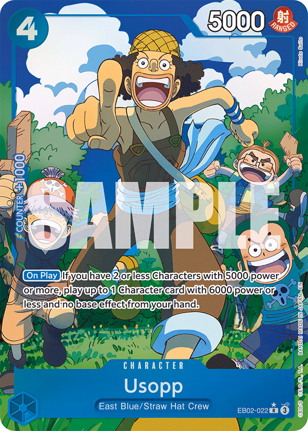 Usopp (Alternate Art) One Piece card (EB02-022, Extra Booster: Anime 25th Collection)
