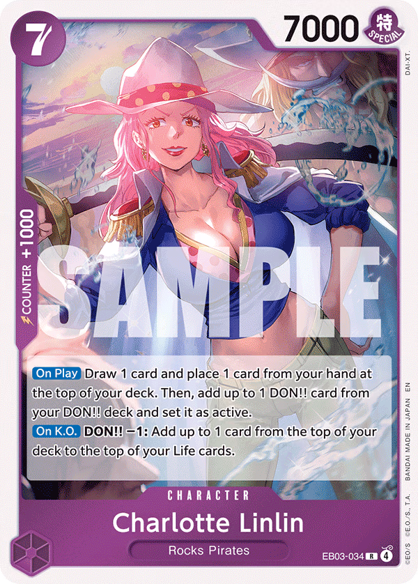 Charlotte Linlin One Piece card (EB03-034, Extra Booster: One Piece Heroines Edition)