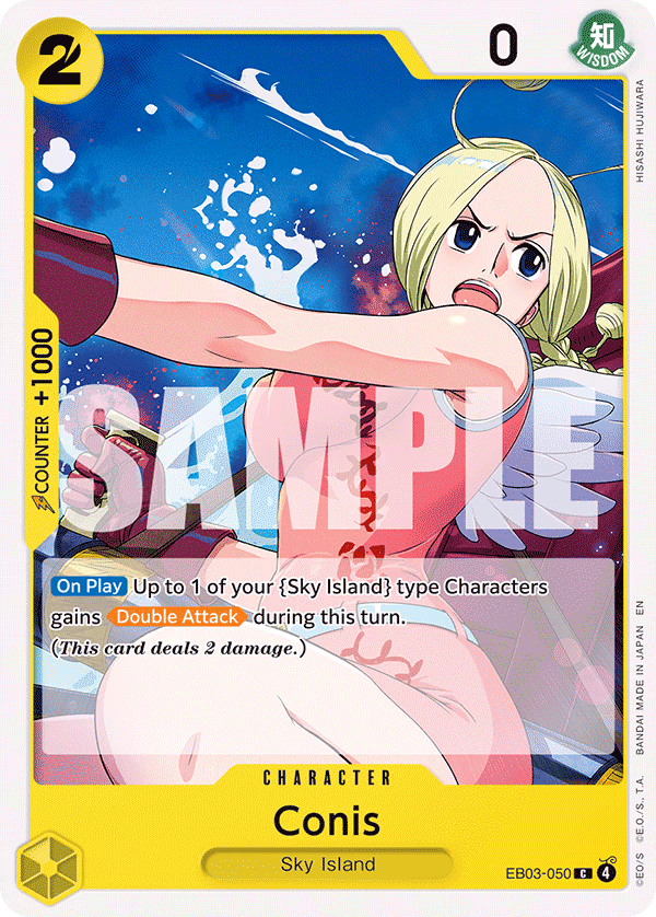 Conis One Piece card (EB03-050, Extra Booster: One Piece Heroines Edition)