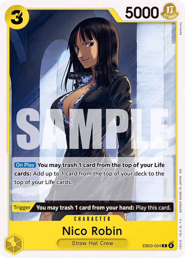 Nico Robin One Piece card (EB03-054, Extra Booster: One Piece Heroines Edition)