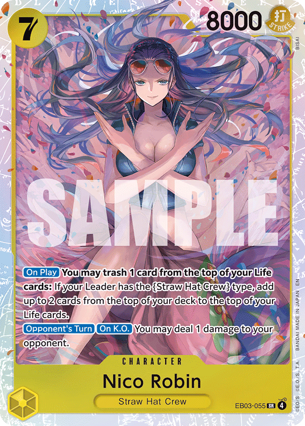 Nico Robin One Piece card (EB03-055, Extra Booster: One Piece Heroines Edition)