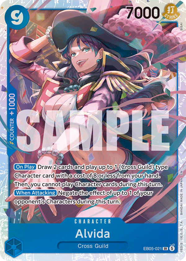Alvida One Piece card (EB05-021, Extra Booster: One Piece Heroines Edition Vol. 2)