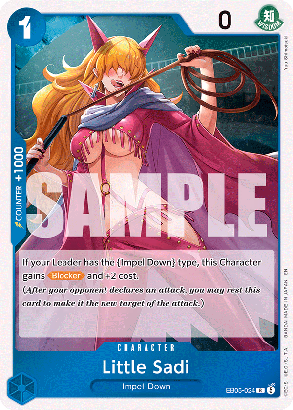 Little Sadi One Piece card (EB05-024, Extra Booster: One Piece Heroines Edition Vol. 2)