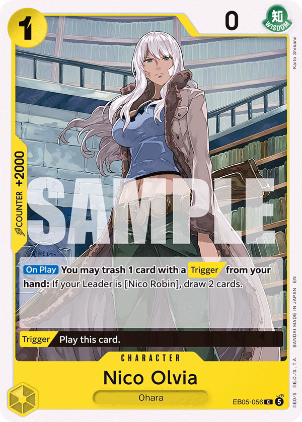 Nico Olvia One Piece card (EB05-056, Extra Booster: One Piece Heroines Edition Vol. 2)