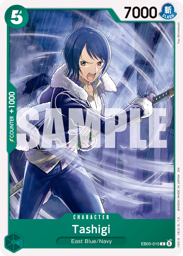 Tashigi One Piece card (EB05-015, Extra Booster: One Piece Heroines Edition Vol. 2)