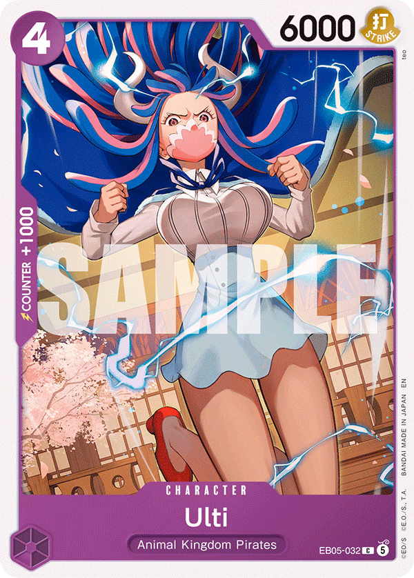 Ulti One Piece card (EB05-032, Extra Booster: One Piece Heroines Edition Vol. 2)