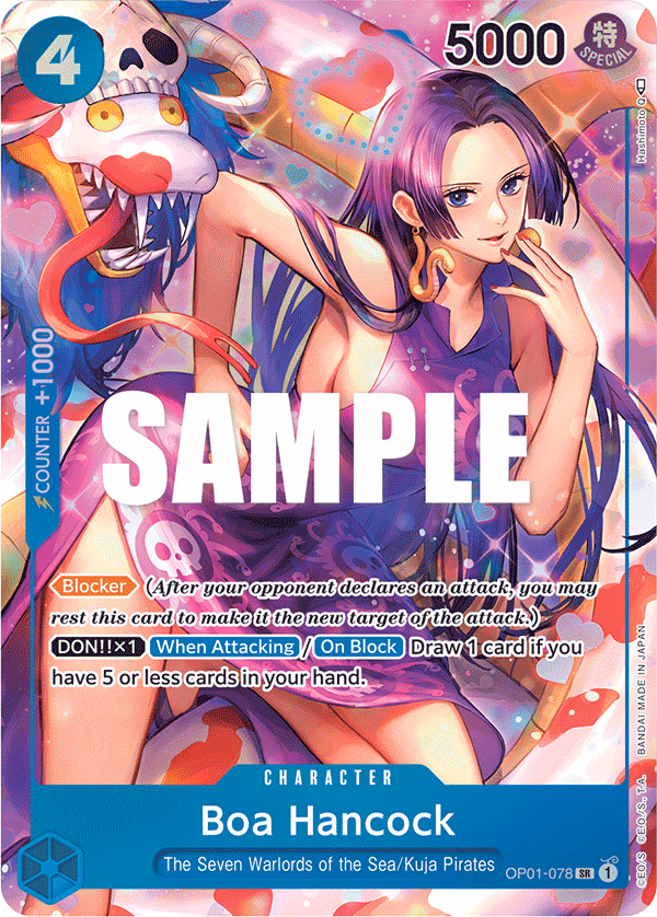 Boa Hancock (Parallel) One Piece card (OP01-078, Romance Dawn)