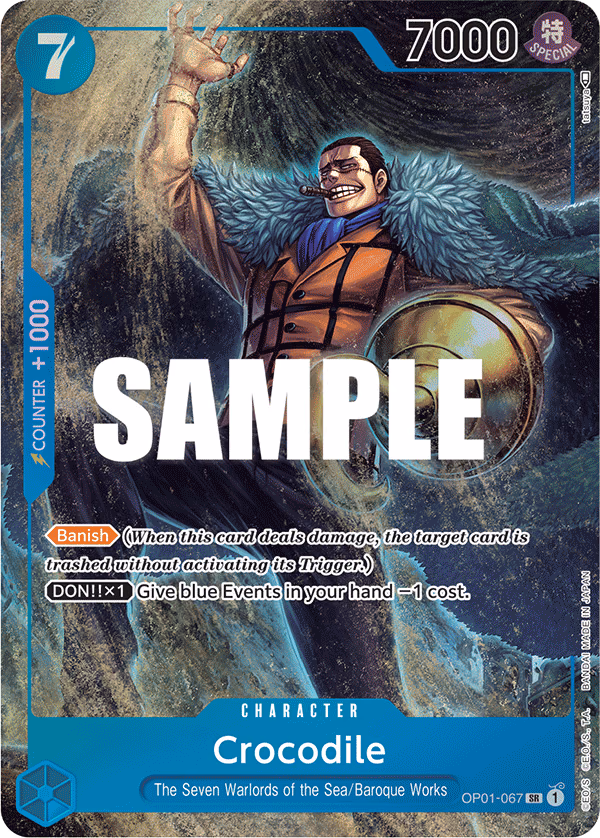 Crocodile (Parallel) One Piece card (OP01-067, Romance Dawn)