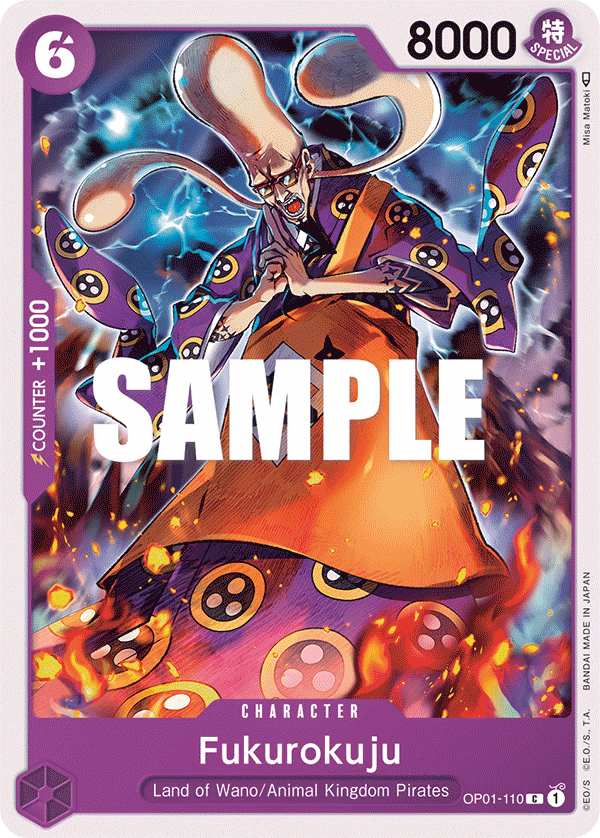 Fukurokuju One Piece card (OP01-110, Romance Dawn)