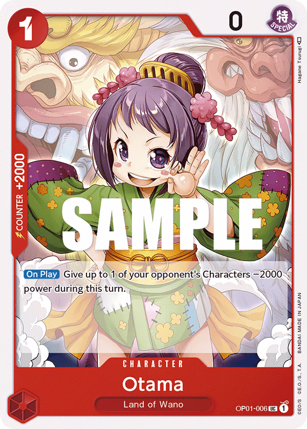 Otama One Piece card (OP01-006, Romance Dawn)