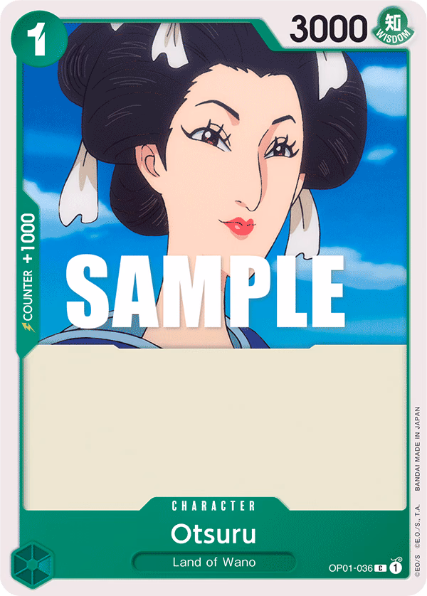 Otsuru One Piece card (OP01-036, Romance Dawn)