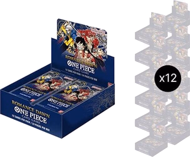 One Piece Romance Dawn Booster Box Case (Wave 1 - Blue)