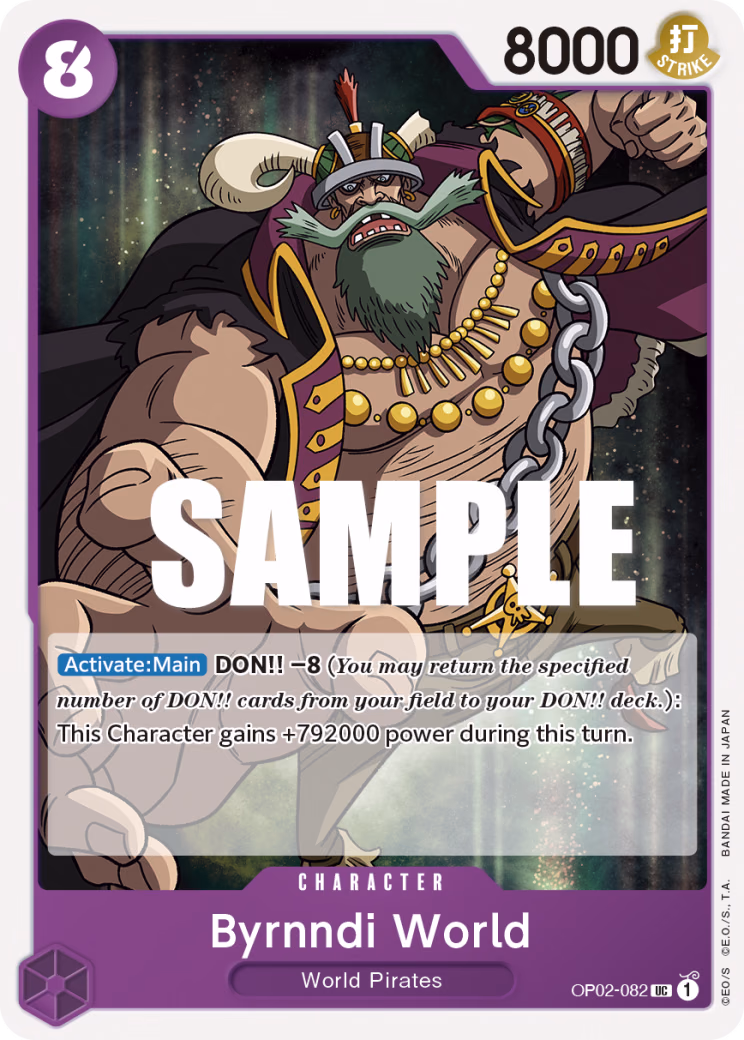 Byrnndi World One Piece card (OP02-082, Paramount War)