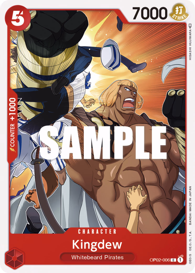 Kingdew One Piece card (OP02-006, Paramount War)
