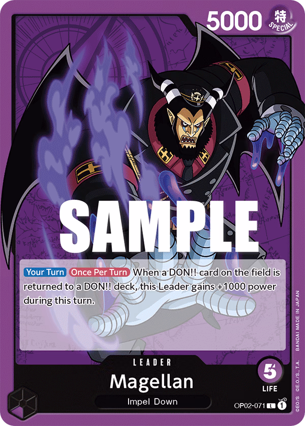 Magellan One Piece card (OP02-071, Paramount War)