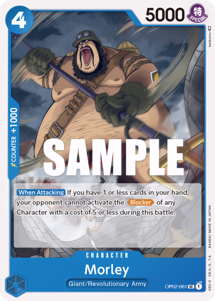 Morley One Piece card (OP02-061, Paramount War)