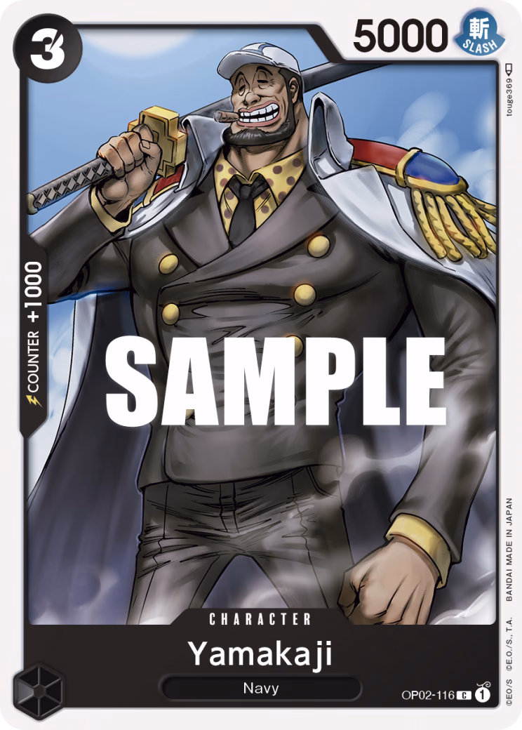 Yamakaji One Piece card (OP02-116, Paramount War)