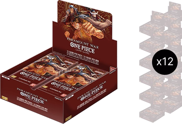 One Piece Paramount War Booster Box Case