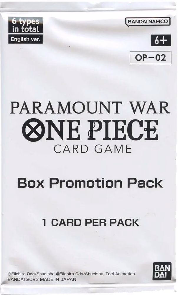One Piece Paramount War Box Promotion Pack