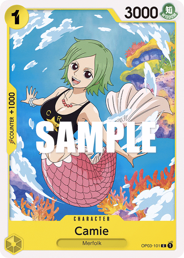 Camie One Piece card (OP03-101, Pillars of Strength)