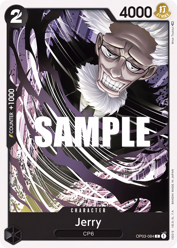 Jerry One Piece card (OP03-084, Pillars of Strength)
