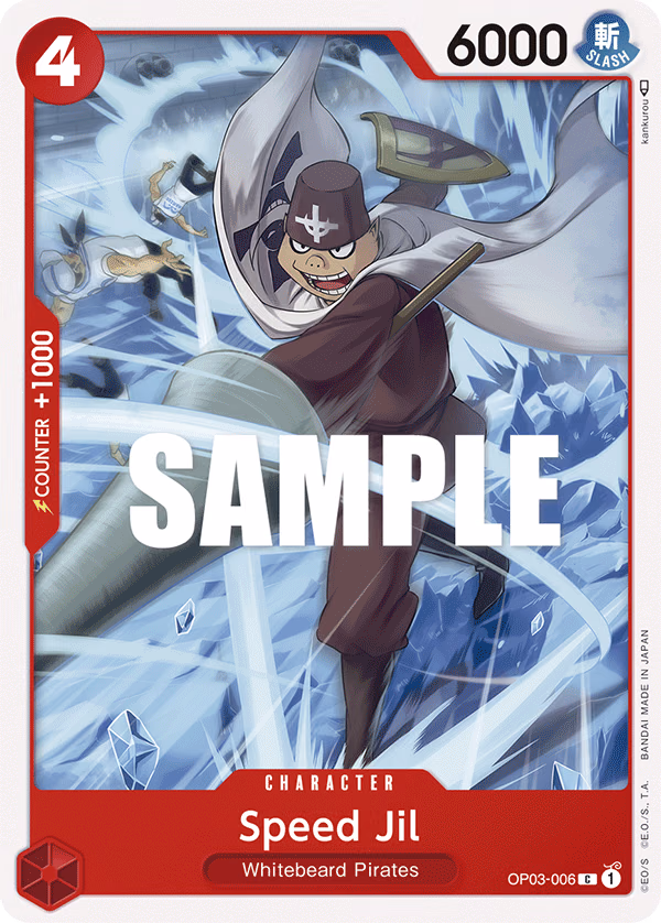 Speed Jil One Piece card (OP03-006, Pillars of Strength)