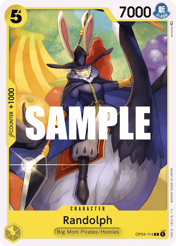Randolph One Piece card (OP04-114, Kingdoms of Intrigue)