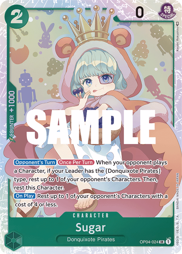 Sugar One Piece card (OP04-024, Kingdoms of Intrigue)