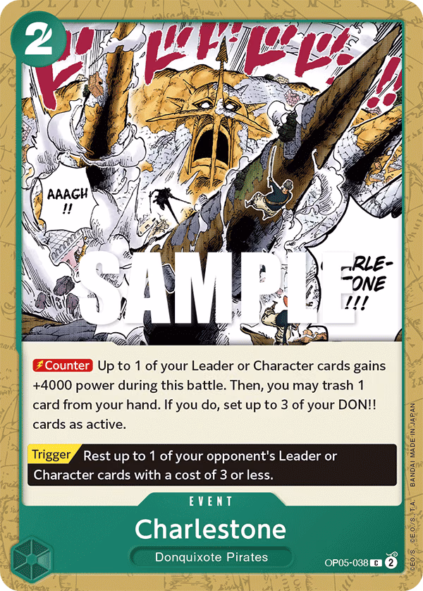 Charlestone One Piece card (OP05-038, Awakening of the New Era)