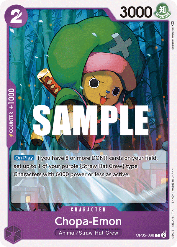 Chopa-Emon One Piece card (OP05-068, Awakening of the New Era)