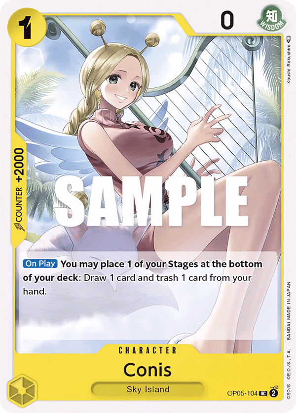 Conis One Piece card (OP05-104, Awakening of the New Era)