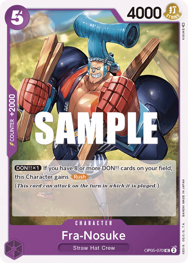Fra-Nosuke One Piece card (OP05-070, Awakening of the New Era)
