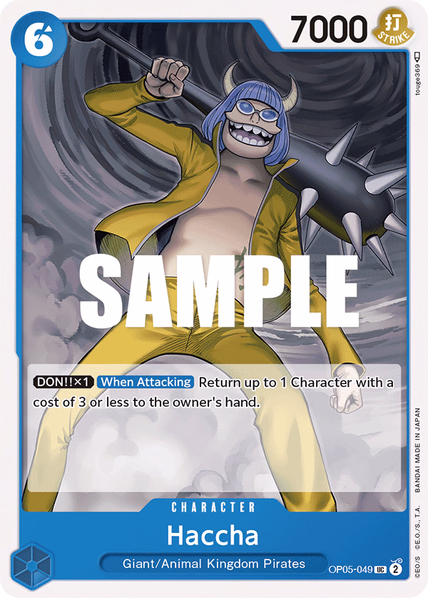 Haccha One Piece card (OP05-049, Awakening of the New Era)