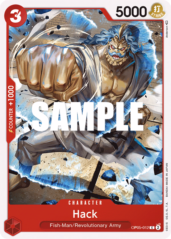 Hack One Piece card (OP05-012, Awakening of the New Era)