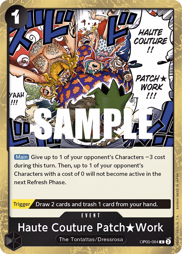 Haute Couture Patch★Work One Piece card (OP05-094, Awakening of the New Era)