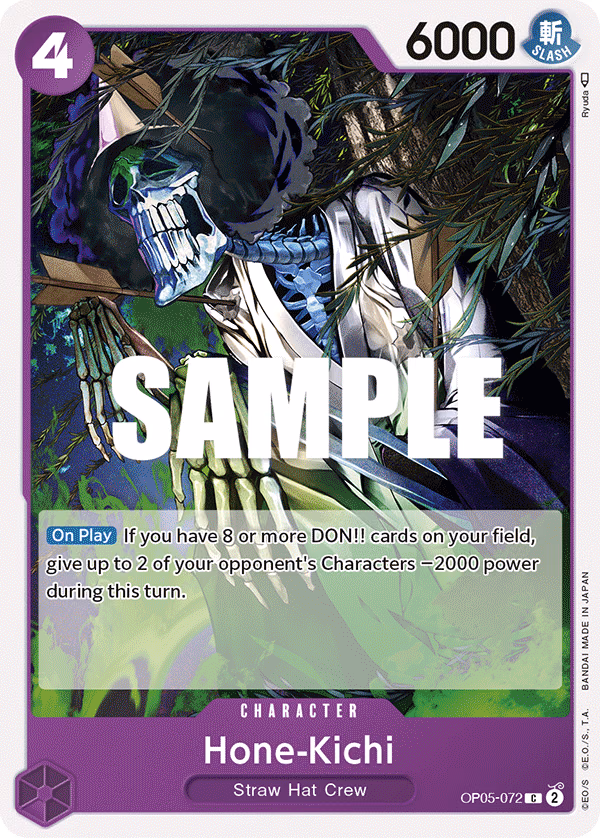 Hone-Kichi One Piece card (OP05-072, Awakening of the New Era)