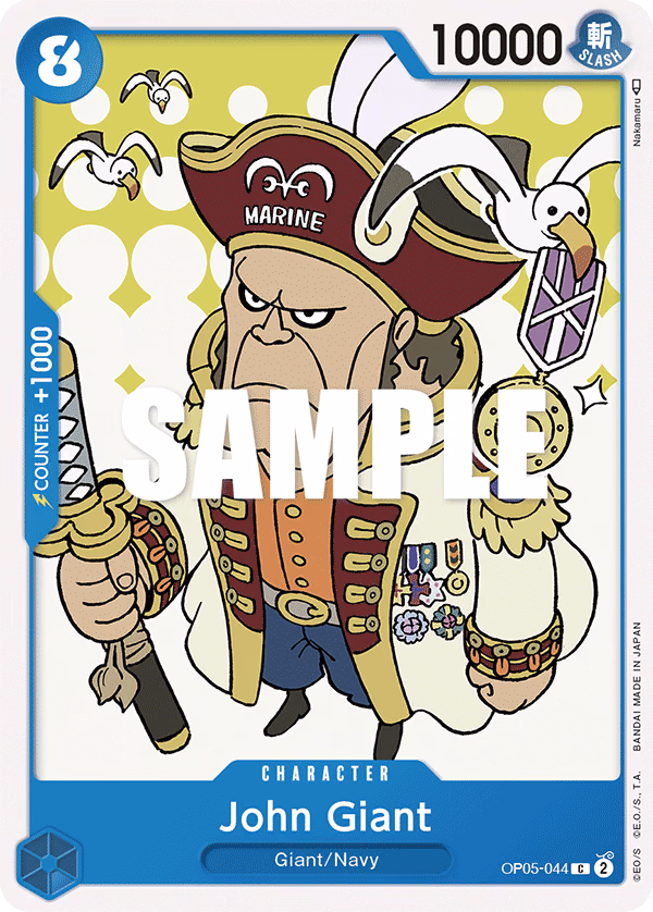 John Giant One Piece card (OP05-044, Awakening of the New Era)