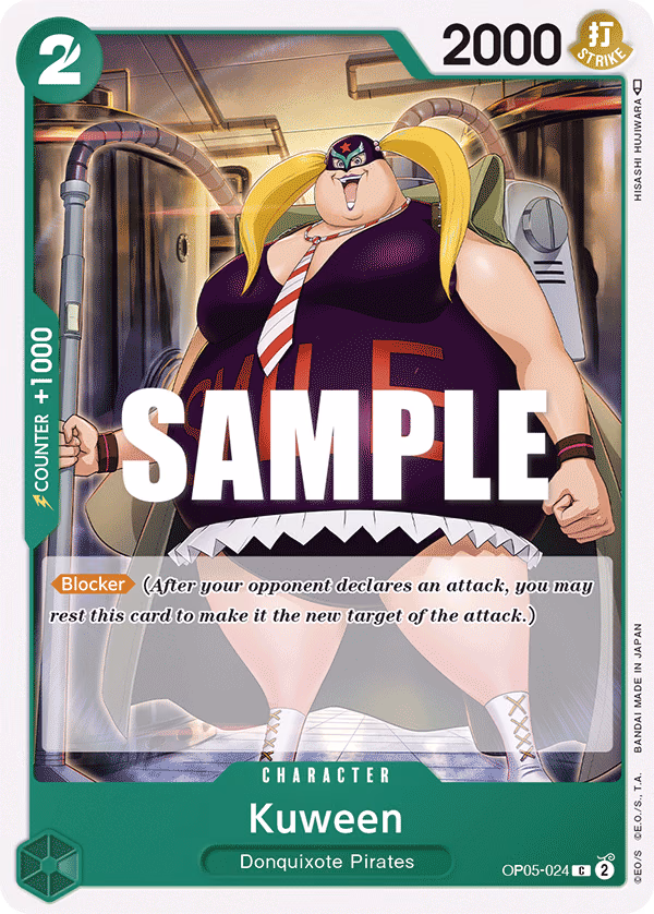 Kuween One Piece card (OP05-024, Awakening of the New Era)