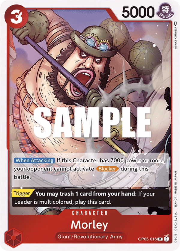 Morley One Piece card (OP05-016, Awakening of the New Era)