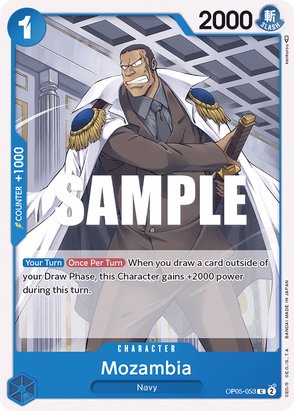 Mozambia One Piece card (OP05-053, Awakening of the New Era)