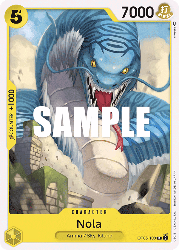 Nola One Piece card (OP05-108, Awakening of the New Era)
