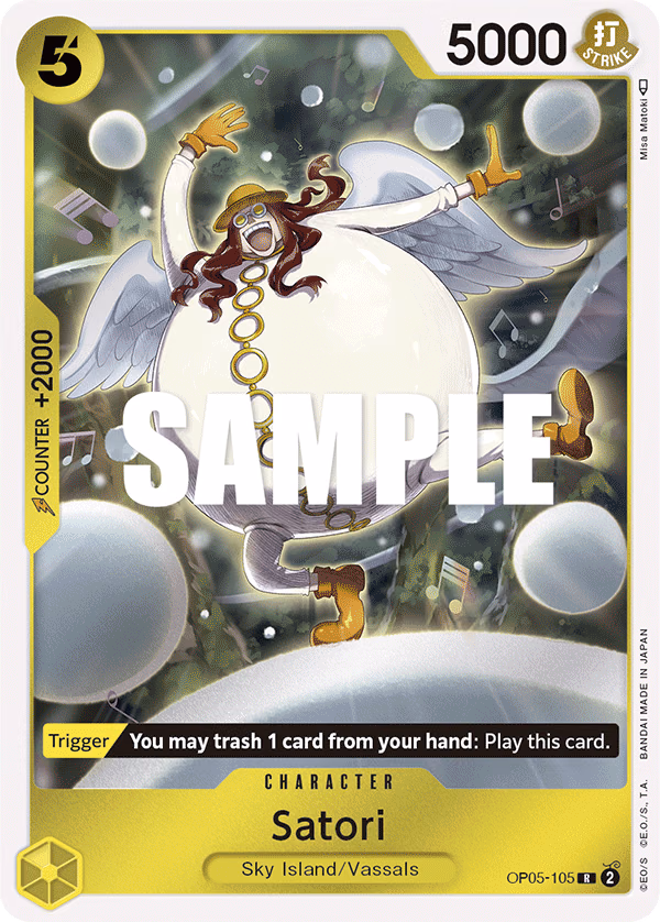 Satori One Piece card (OP05-105, Awakening of the New Era)