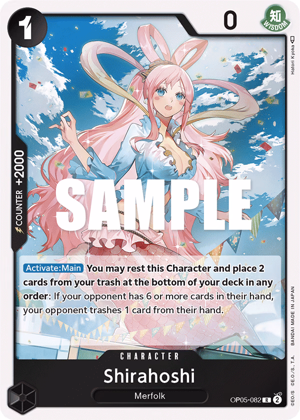 Shirahoshi One Piece card (OP05-082, Awakening of the New Era)