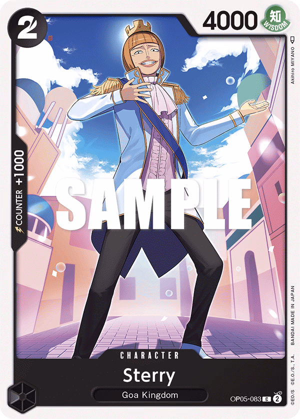 Sterry One Piece card (OP05-083, Awakening of the New Era)