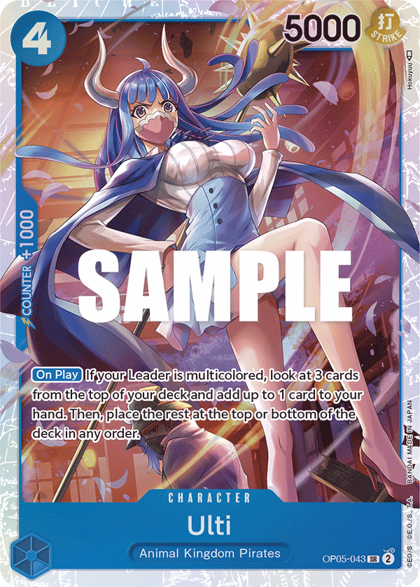 Ulti One Piece card (OP05-043, Awakening of the New Era)