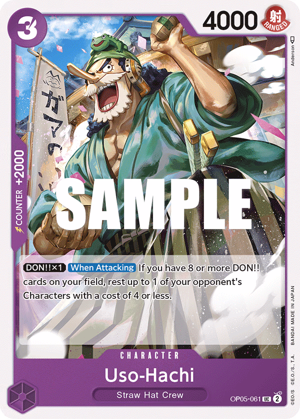Uso-Hachi One Piece card (OP05-061, Awakening of the New Era)