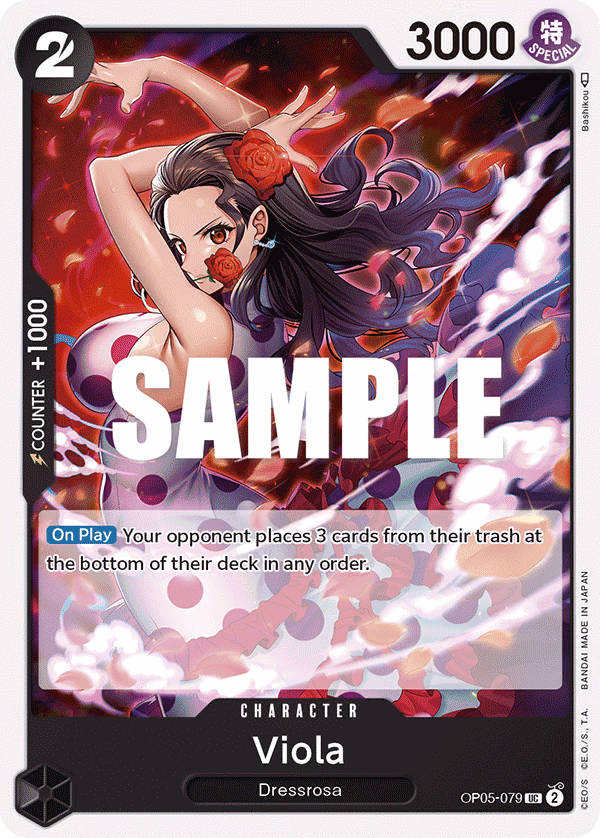 Viola One Piece card (OP05-079, Awakening of the New Era)