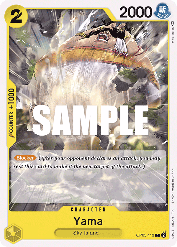 Yama One Piece card (OP05-113, Awakening of the New Era)