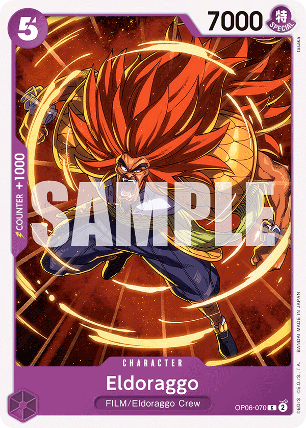 Eldoraggo One Piece card (OP06-070, Wings of the Captain)